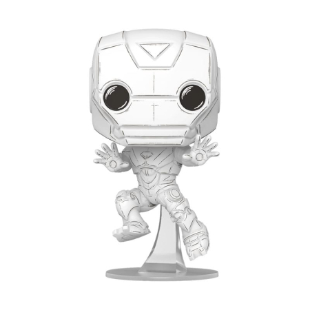 Figurine - Marvel POP! Vinyl Figure Sketched - Iron Man 9 cm