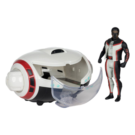 Playset - Superman (2025) DC Direct Super Powers Action Figure with Vehicle Mr. Terrific & T-Craft