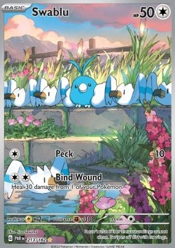 RAW Cards - Swablu (PAR213) - NM | Pokemon Paradox Rift