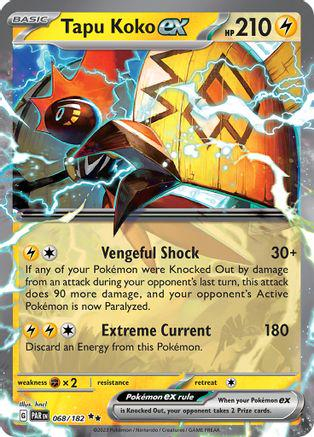 RAW Cards - Tapu Koko ex (PAR068) - NM | Pokemon Paradox Rift