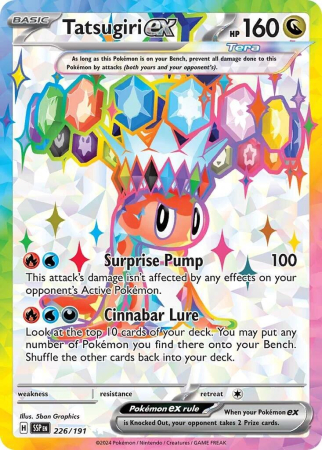 Cartonase - Tatsugiri ex (SSP226) - NM | Pokemon Surging Sparks