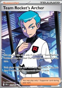 RAW Cards - Team Rocket's Archer (DRI223) - NM | Pokemon Destined Rivals