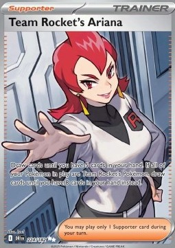 RAW Cards - Team Rocket's Ariana (DRI224) - NM | Pokemon Destined Rivals