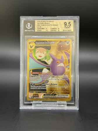 BGS Cards - Team Rocket's Crobat ex (DRI 242) - Graded BGS 9.5 [GEM MINT] | Pokemon Destined Rivals