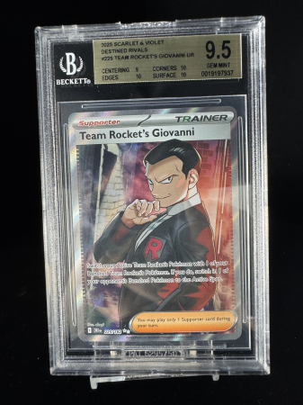 Team Rocket's Giovanni (DRI225) - Graded BGS 9.5 [GEM MINT] | Pokemon Destined Rivals [1]