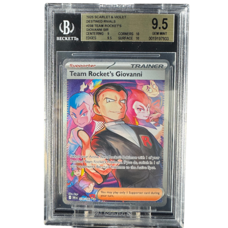 GRADED Cards - Team Rocket's Giovanni (DRI238) - Graded BGS 9.5 [GEM MINT] | Pokemon Destined Rivals