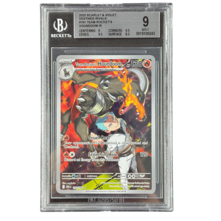 GRADED Cards - Team Rocket's Houndoom (DRI191) | Graded BGS 9 [MINT] - Pokemon Destined Rivals