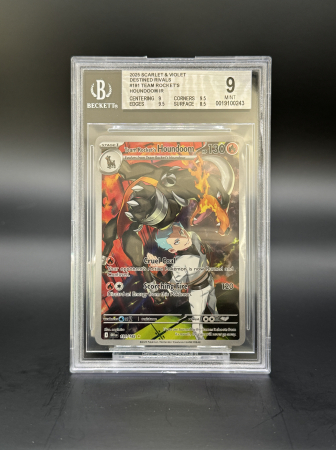 BGS Cards - Team Rocket's Houndoom (DRI191) | Graded BGS 9 [MINT] - Pokemon Destined Rivals