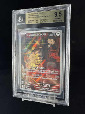 Team Rocket's Meowth (DRI203) - Graded BGS 9.5 [GEM MINT] | Pokemon Destined Rivals [3]