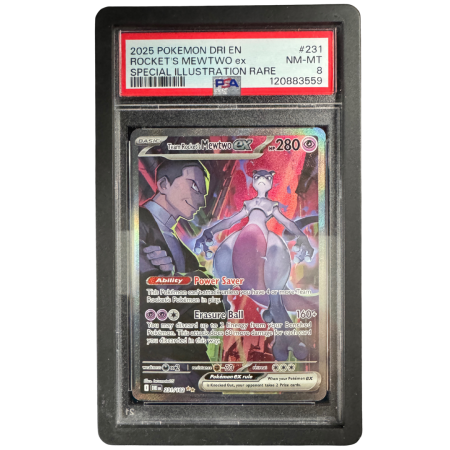 GRADED Cards - Team Rocket's Mewtwo ex (DRI231) - Graded PSA 8 [NM-MT] | Pokemon Destined Rivals