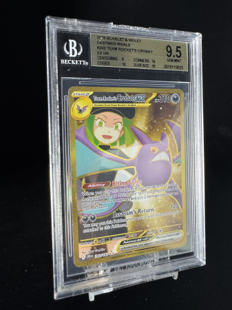 Team Rocket's Crobat ex (DRI 242) - Graded BGS 9.5 [GEM MINT] | Pokemon Destined Rivals [2]
