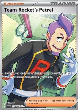 RAW Cards - Team Rocket's Petrel (DRI226) - NM | Pokemon Destined Rivals