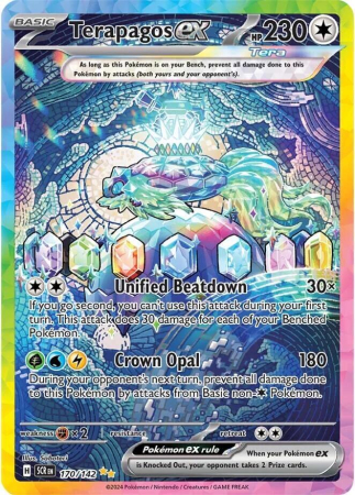 RAW Cards - Terapagos ex (SCR170) - NM | Pokemon Stellar Crown