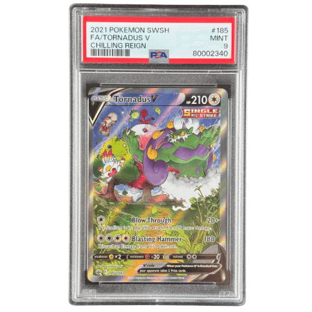 PSA Cards - Tornadus V (CRE185) | Graded PSA 9 - Pokemon Chilling Reign