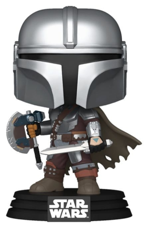 Figurine - Star Wars: The Mandalorian and Grogu POP! Vinyl Figure The Mandalorian (Dual Wield) 9 cm