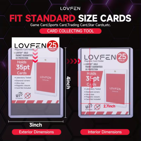 Lovfen - 3" x 4" Clear Regular Toploader [1]