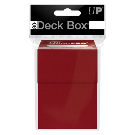 TCG Accessories - ULTRA PRO 80+ Deck Box - Red