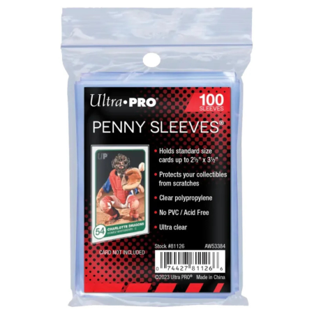 Accesorii TCG - Ultra Pro - Standard Penny Sleeves - Regular Soft Card (100 Sleeves)