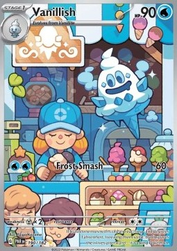 RAW Cards - Vanillish (PAR190) - NM | Pokemon Paradox Rift