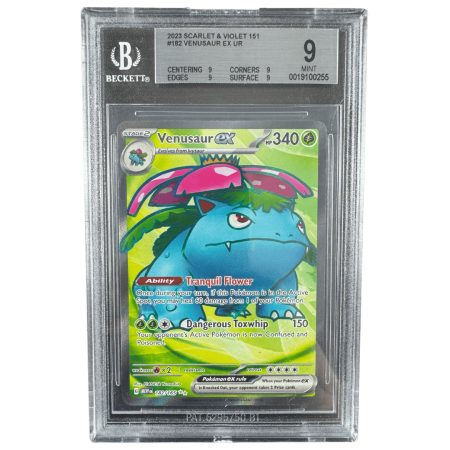 GRADED Cards - Venusaur ex (MEW182) | Graded BGS 9 [MINT] - Pokemon 151