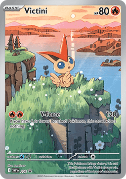 RAW Cards - Victini (SVP208) - NM | Pokemon SV Black Star Promos