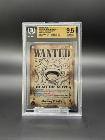 GRADED Cards - WANTED Monkey.D.Luffy (OP05-119) - Graded BGS 9.5 [GEM MINT] | One Piece: Emperors in the New World