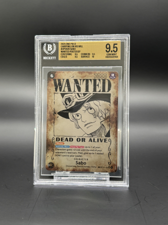 BGS Cards - WANTED Sabo (OP13-120) (V.3) - Graded BGS 9.5 [GEM MINT] | One Piece: Carrying on his Will