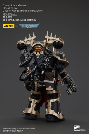Warhammer 40k Actionfigur Chaos Space Marines Black Legion Chosen with Bolt Pistol and Power Fist 20 cm [2]