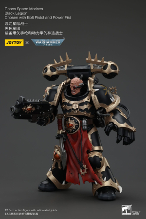 Warhammer 40k Actionfigur Chaos Space Marines Black Legion Chosen with Bolt Pistol and Power Fist 20 cm [4]