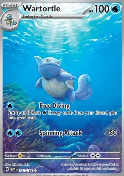 RAW Cards - Wartortle (MEW171) - NM | Pokemon 151