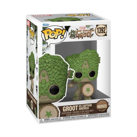We Are Groot POP! Movies Vinyl Figure Captain America 9 cm [1]