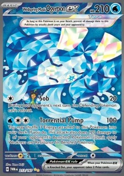 RAW Cards - Wellspring Mask Ogerpon ex (TWM213) - NM | Pokemon Twilight Masquerade