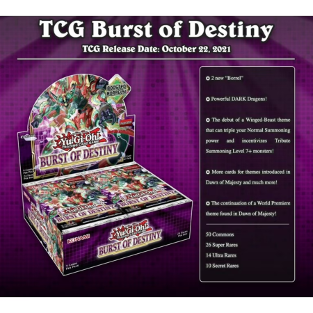 Yu-Gi-Oh! TCG: Burst of Destiny Booster Box Display (24 Packs) [1]