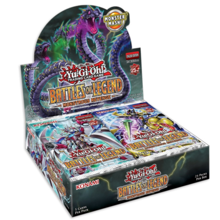 Yu-gi-oh TCG - Yu-Gi-Oh! TCG: Battles of Legend - Monstrous Revenge Booster Box Display (24 Packs)
