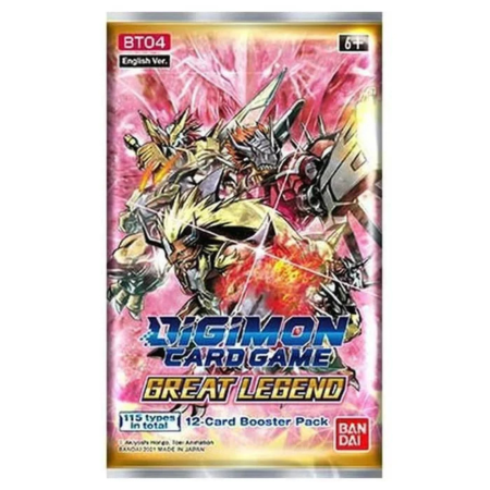 Sealed Products - Digimon TCG: Great Legend Booster Pack