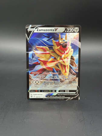 Pokemon SWSH: Brilliant Stars - Zamazenta V (BRS 105) - NM | Pokemon Brilliant Stars