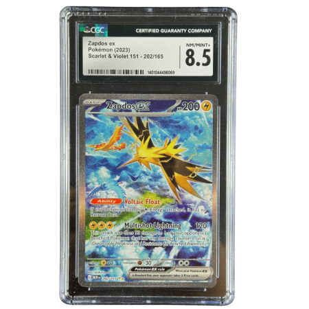 GRADED Cards - Zapdos ex (MEW202) | Graded CGC 8.5 - Pokemon 151