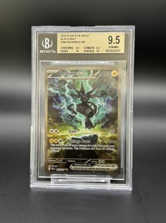 GRADED Cards - Zekrom ex (BLK166) - Graded BGS 9.5 [GEM MINT] | Pokemon Black Bolt