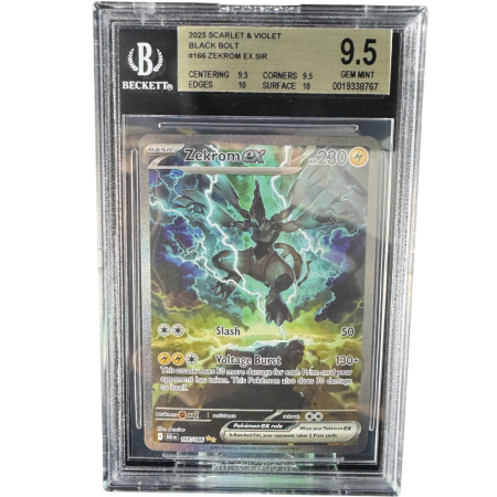 GRADED Cards - Zekrom ex (BLK166) - Graded BGS 9.5 [GEM MINT] | Pokemon Black Bolt