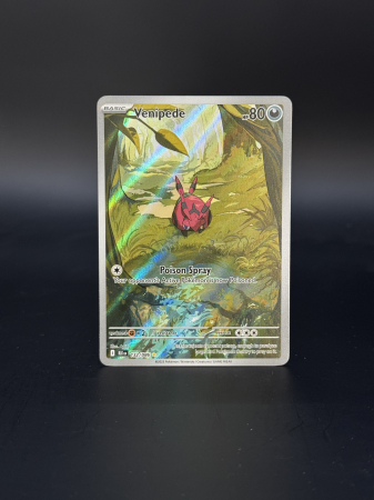 Pokemon SV: Black Bolt - Venipede (BLK 132) - NM | Pokemon Black Bolt