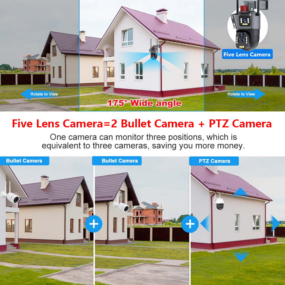 Cameră Supraveghere Wi-Fi ValVirtalex 20MP cu Zoom 20X și PTZ 360° [3]