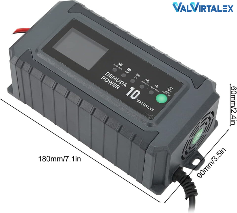 Redresor Baterie Auto Inteligent Valvirtalex DC-10 12V/24V, 10A/5A [2]