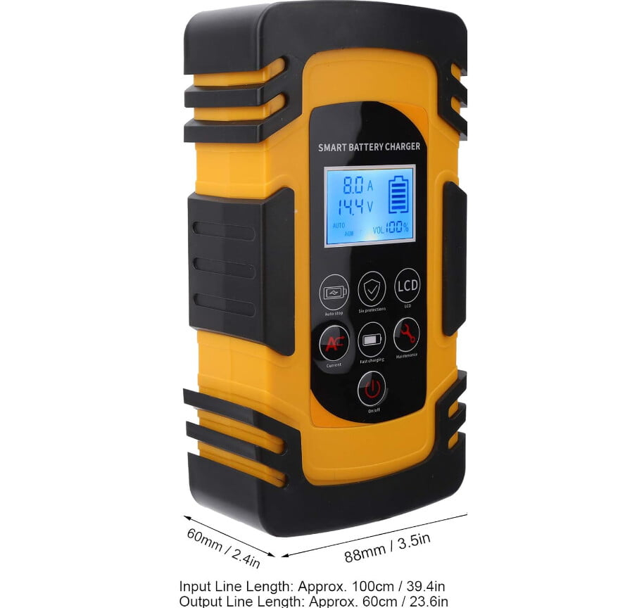Redresor baterie auto Valvirtalex 12/24V cu LCD și protecție automată [9]