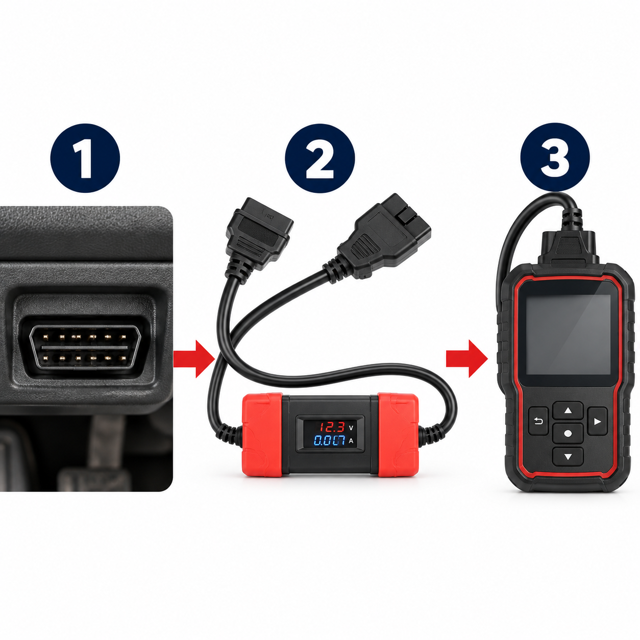 Adaptor OBD2 Camioane 24V la 12V A0282 [5]