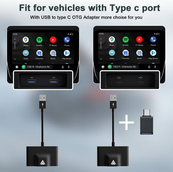 Adaptor Wireless Android Auto VALVIRTALEX® – Conectivitate Rapidă, Plug & Play, Compatibil Android 11+ [9]