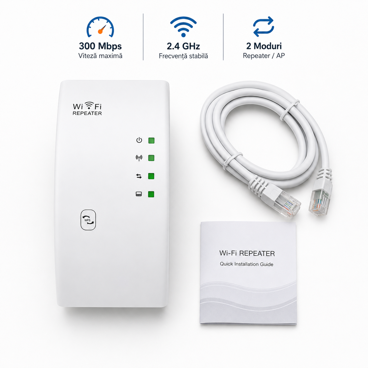 Amplificator semnal WiFi Higi U3 cu antene interne [8]