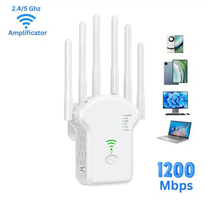 Amplificator WiFi 1200Mbps Dual Band cu 6 Antene – Ravix.ro [2]