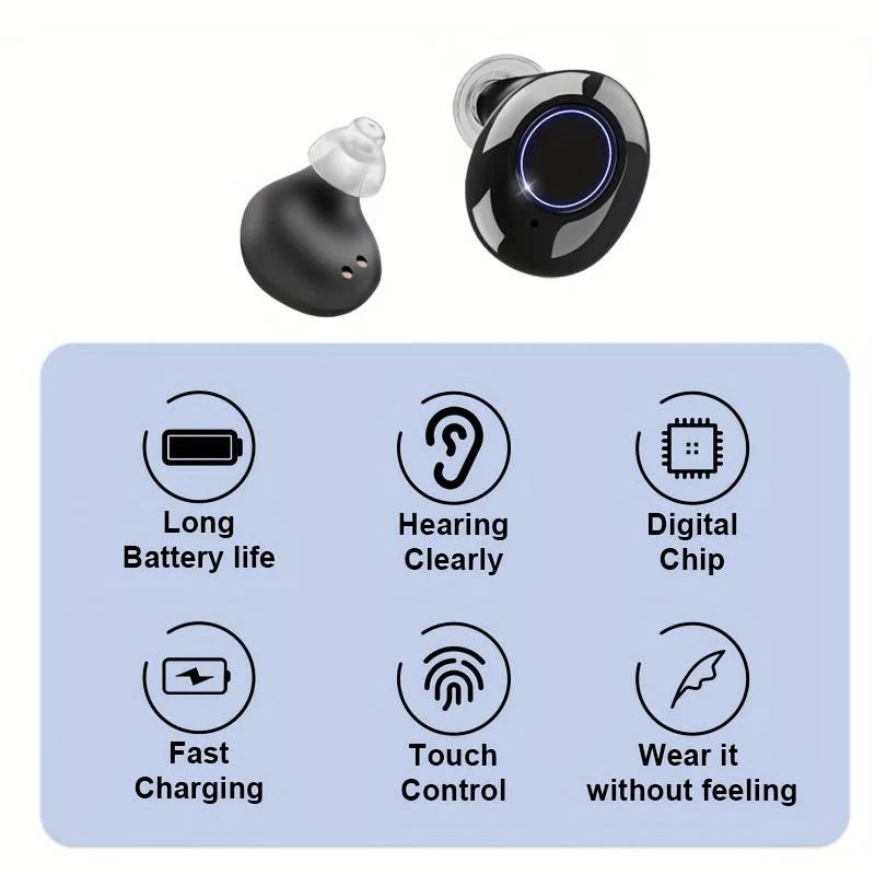 Aparat Auditiv Mini Intraauricular HOZRO G18C Reincarcabil [2]