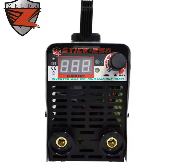 Aparat de SuduAparat Sudură Invertor ZELDA STICK-250 (30–250A) cu Afișaj Digital – Portabil, IGBTră Invertor Zelda 20-140A Portabil cu Afișaj Digital și Funcții Avansate [4]