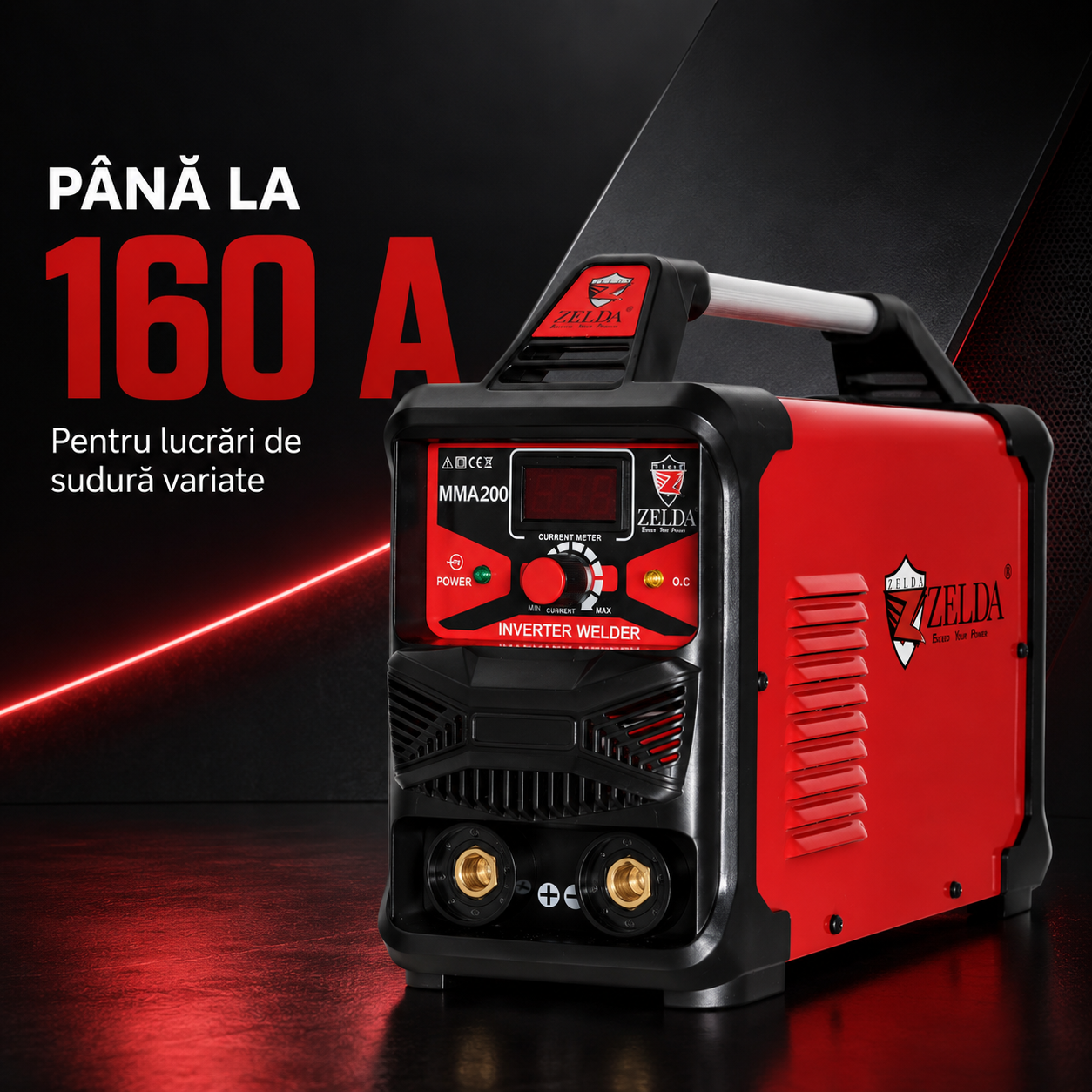Aparat de sudură invertor Zelda MMA-200, 160A, IGBT [4]